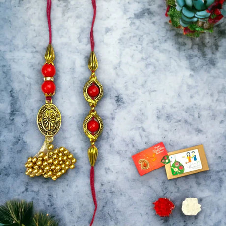 Get rakhi for the Bhai and bhabhi.