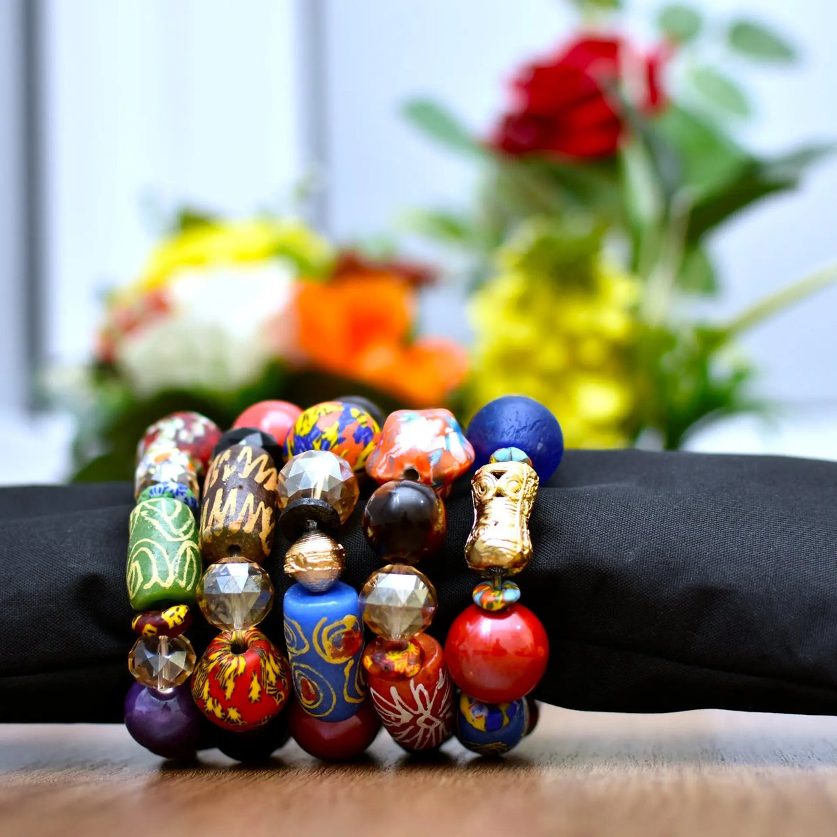 Triple Protection Crystal Bracelet as a Protection Brace...