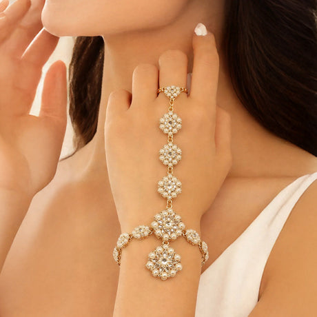 Indian Jewelry Hath Panja Bracelet Collection Hath Panja Bracelets and Bridal Jewelry – LoveNspire