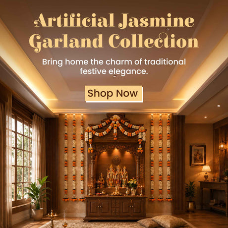 artificial jasmine garland