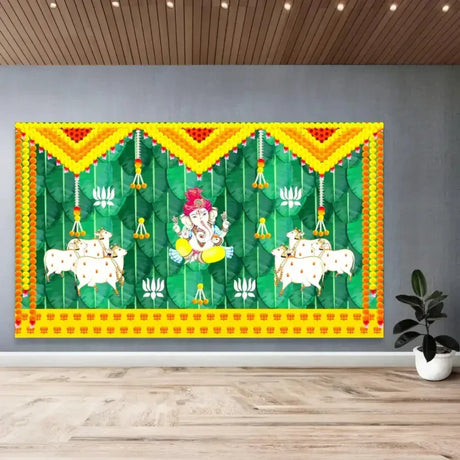 Pooja Backdrop Decoration Collection - LoveNspire