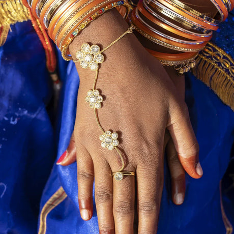 Indian Jewelry Hath Panja Bracelet Collection Hath Panja Bracelets and Bridal Jewelry – LoveNspire