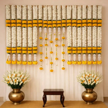 artificial jasmine garland
