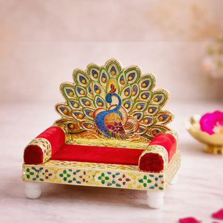 Brass Singhasan for God & Laddu Gopal