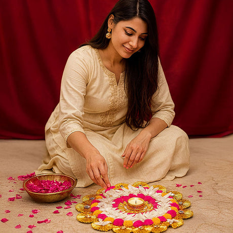 Decorative Rangoli Mats & Festival Decorations