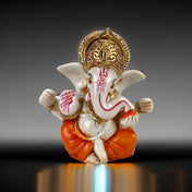 1 Ct Acrylic Car Ganesha Statue Idol Showpiece God of Luck and Success Ganpati Figurine for Home Decoration and Car Dashboard Housewarming Pooja Diwali Decoration - LoveNspire