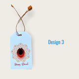 10 printed happy diwali gift tags for gifts bags deewali