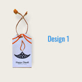 10 printed happy diwali gift tags for gifts bags deewali