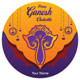 12 pcs happy ganesh chaturthi personalized custom name