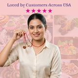 Certified Rudraksha Pendant Mala Prayer Bead Handmade Astrological Shiva Necklace Jewelry for Men Women 3 to 6 Mukhi Rudraksh with Silver Plated on Red Cotton Cord