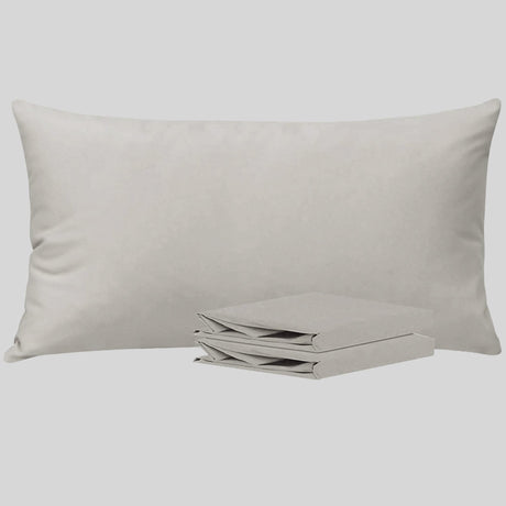 150 Thread Count Pillow Covers 100% Cotton Pillowcases Soft & Smooth Hotel-quality Set of 2 Pillow Case with Envelope Closure Breathable Cooling - Fits Queen/king/cal King Size Pillows - LoveNspire