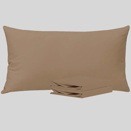 150 Thread Count Pillow Covers 100% Cotton Pillowcases Soft & Smooth Hotel-quality Set of 2 Pillow Case with Envelope Closure Breathable Cooling - Fits Queen/king/cal King Size Pillows - LoveNspire