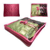 4 pieces velvet sari bags saree covers with zipper closure