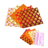 5 assorted brocade sari bags with zipper closure clothes