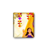 5x8 feet haldi ceremony backdrop indian traditional cloth