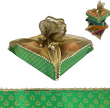2ct Gift Basket Indian Mithai Box Brocade Jewelry Organizer Box for Shagun Return Gifts Traditional Style Sweets Box Wedding Favor Housewarming Gift