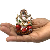 Acrylic ganesh statue 2.25 inch hindu lord ganesha mini