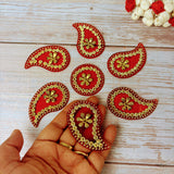 Acrylic rangoli set indian traditional handmade reusable