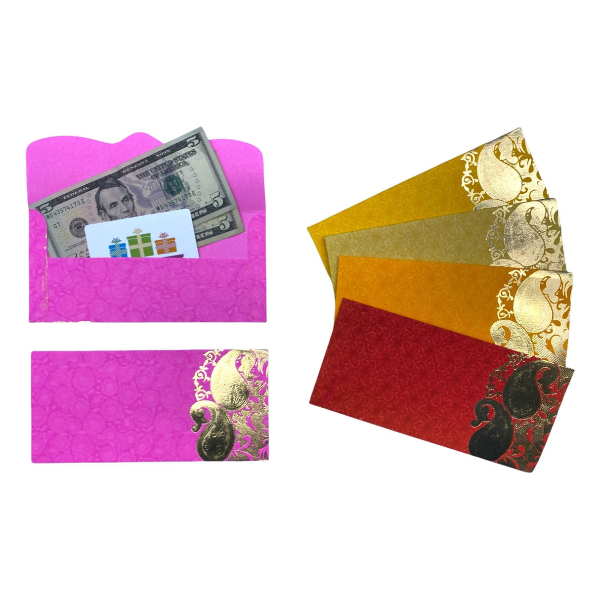 Assorted Mango Paper Shagunmoney Envelopes, Lucky Cash Gift Envelope, Gifts Card Holder,currency, Tip Evenvolopes, Eid Diwali Christmas Wedding - LoveNspire