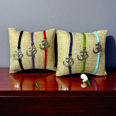 Bulk 1/5/20 Aum Om Rakhi, Rakhi for Brother, Raksha Bandhan, Rakhri, Rakshabandhan, Rakhdi - LoveNspire