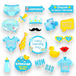 20 pcs it’s a boy photo booth props baby naming day