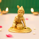 Brass krishna laddoo gopal kanha bal thakur ji makhan chor