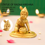 Brass krishna laddoo gopal kanha bal thakur ji makhan chor