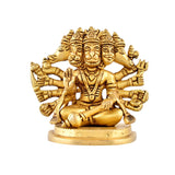 Brass panchmukhi hanuman statue anjani pawan putra lord