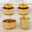 South indian brass coffee cup and dabara matte plain