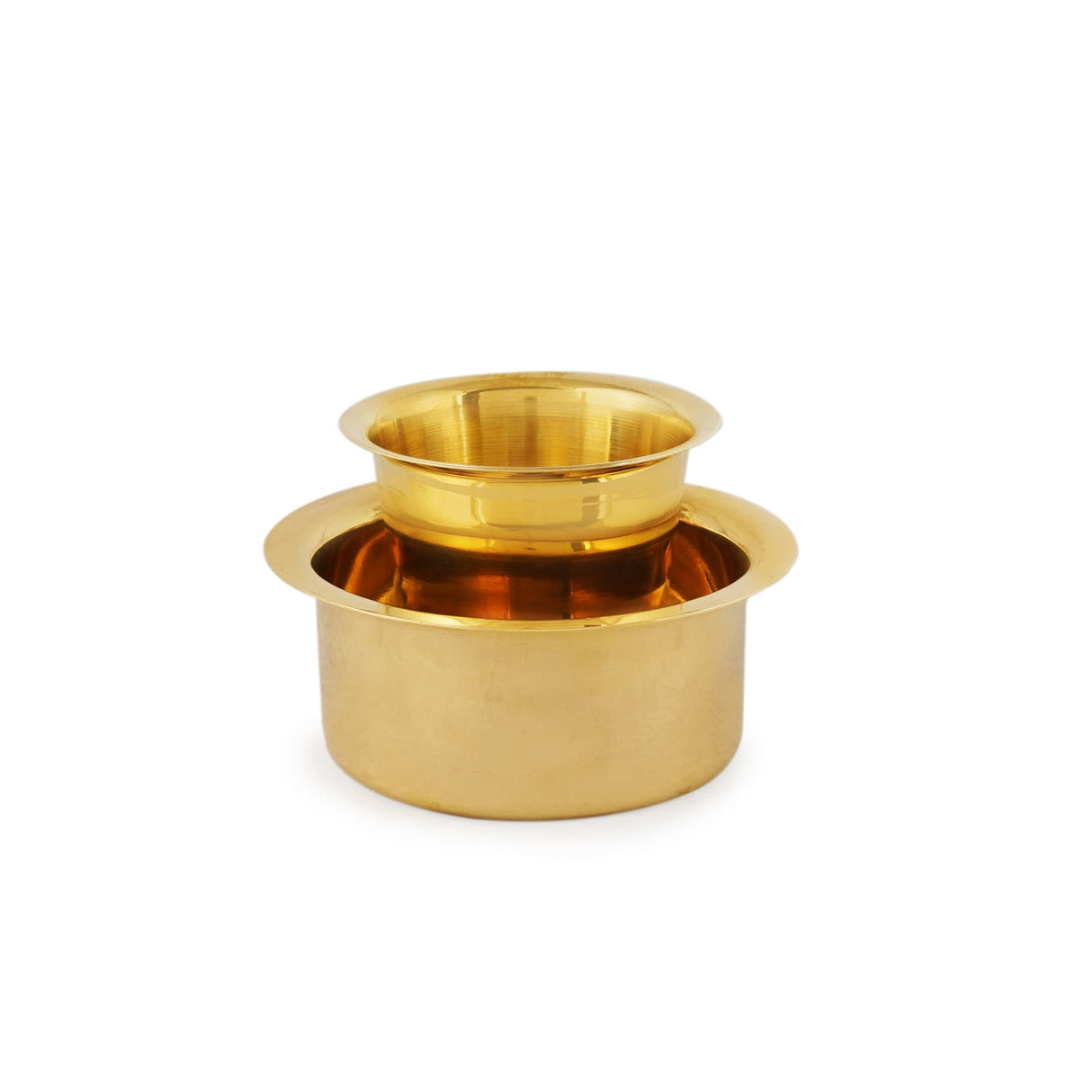 South indian brass coffee cup and dabara matte plain