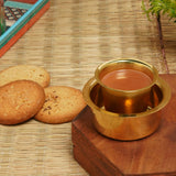 South indian brass coffee cup and dabara matte plain