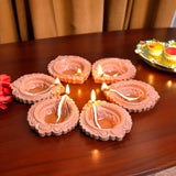 Clay diya for pooja traditional handmade terracotta diyas