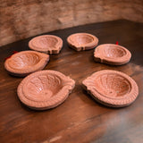 Clay diya for pooja traditional handmade terracotta diyas