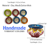 Matki clay diya wax filled handmade traditional diyas