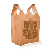 Cloth carry bags with ganesha print eco-friendly reusable