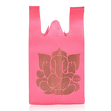 Cloth carry bags with ganesha print eco-friendly reusable