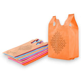 Kolam print return non woven gifts party favor bags