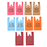 Cloth carry bags with lotus print eco-friendly reusable bag