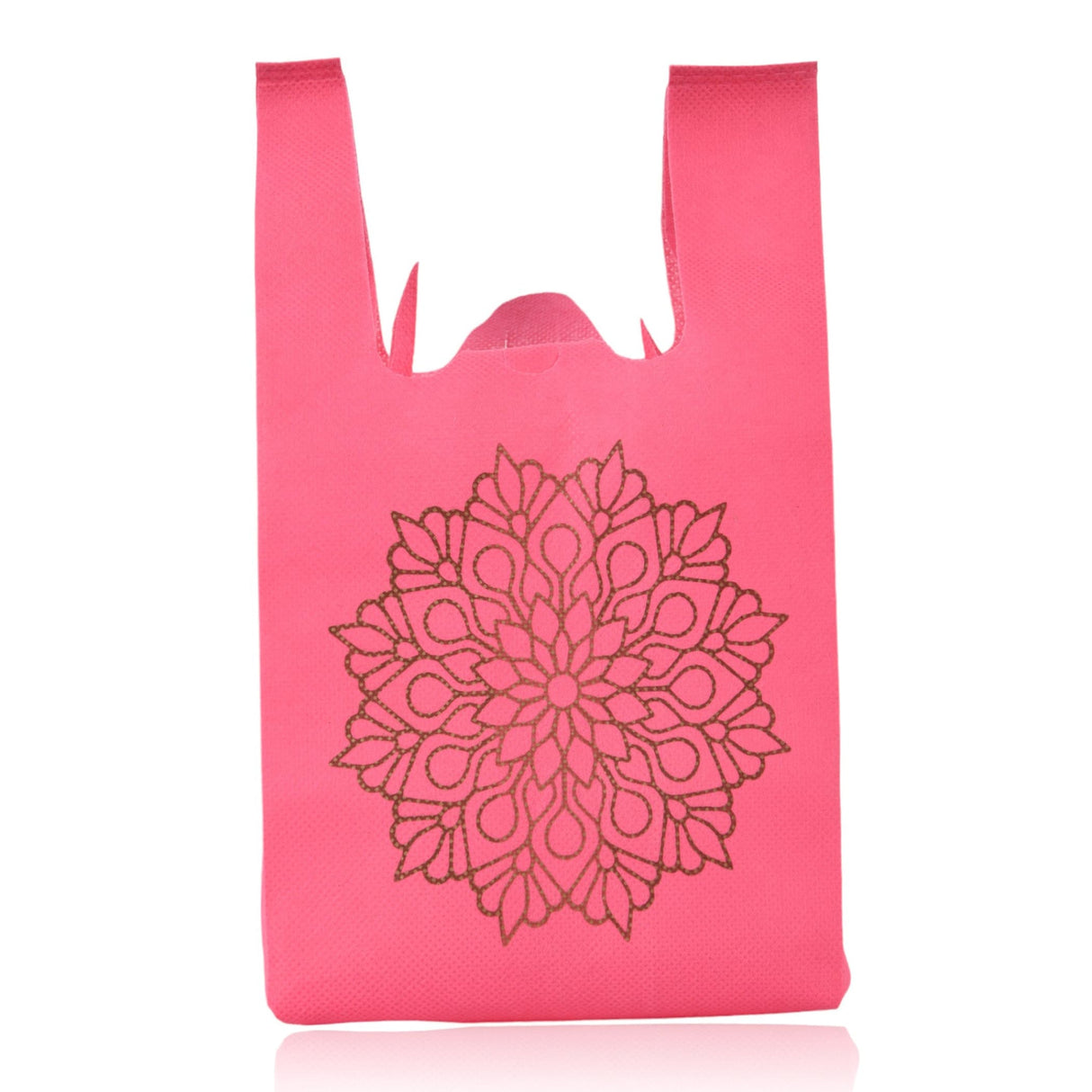 Cloth carry bags with mandala print eco-friendly reusable