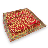 Cloth pooja mat aasan swastik kalash print for god goddess