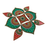 Diwali acrylic rangoli set decorative pooja floor