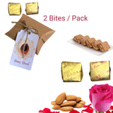 Diwali gift box hamper basket indian sweets mewa bites rose