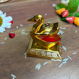 Duck haldi kumkum holder 4 piece bulk decorative roli