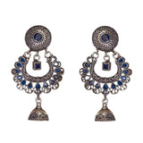 Earrings oxidised aesthetic stylish indian ethnic