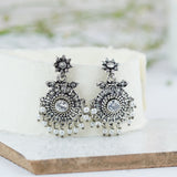 Earrings oxidised aesthetic stylish indian ethnic