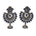 Earrings oxidised aesthetic stylish indian ethnic