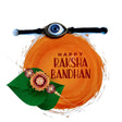 Evil eye rakhi for brother usa modern with card rakhri