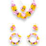 Flower designer jewelry set for women handmade necklace