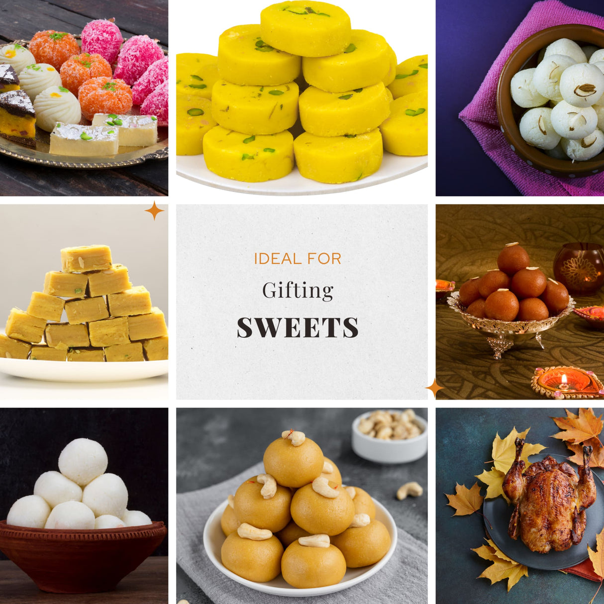 Sweet boxes for indian sweets flower design empty mithai