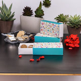 Sweet boxes for indian sweets flower design empty mithai